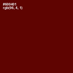 #600401 - Rosewood Color Image