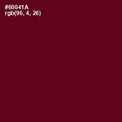 #60041A - Rosewood Color Image