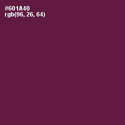 #601A40 - Pompadour Color Image