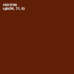 #601F06 - Cherrywood Color Image