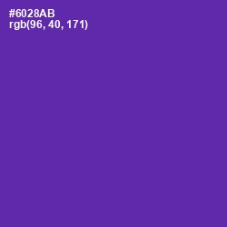 #6028AB - Royal Purple Color Image