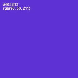 #6032D3 - Purple Heart Color Image
