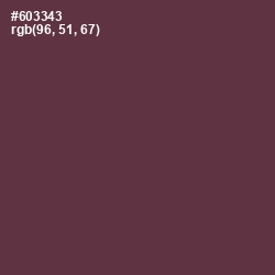 #603343 - Tawny Port Color Image
