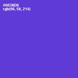 #603AD6 - Purple Heart Color Image