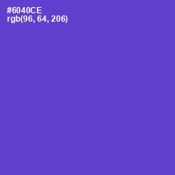 #6040CE - Fuchsia Blue Color Image
