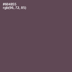 #604855 - Eggplant Color Image