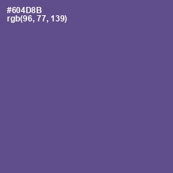 #604D8B - Butterfly Bush Color Image