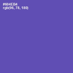 #604EB4 - Blue Violet Color Image