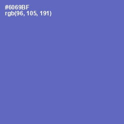 #6069BF - Deluge Color Image
