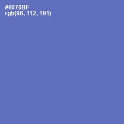 #6070BF - Deluge Color Image