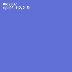 #6070D7 - Blue Marguerite Color Image