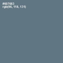 #607683 - Pale Sky Color Image