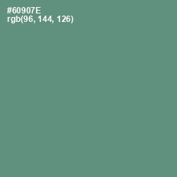 #60907E - Viridian Green Color Image