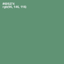 #609274 - Viridian Green Color Image