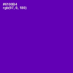 #6100B4 - Purple Color Image