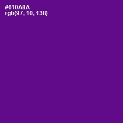 #610A8A - Purple Color Image