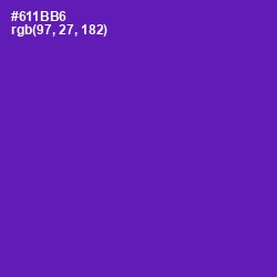 #611BB6 - Daisy Bush Color Image
