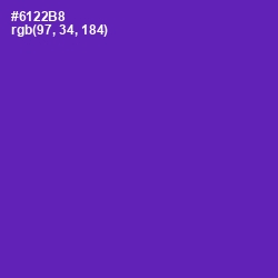 #6122B8 - Royal Purple Color Image