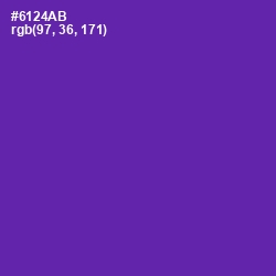 #6124AB - Royal Purple Color Image