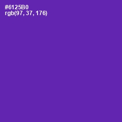 #6125B0 - Royal Purple Color Image