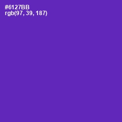 #6127BB - Royal Purple Color Image