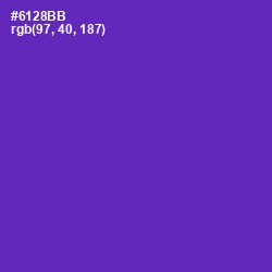 #6128BB - Royal Purple Color Image