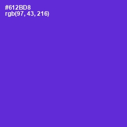 #612BD8 - Purple Heart Color Image