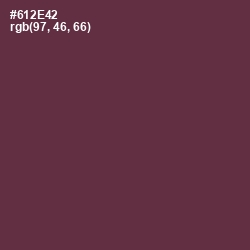 #612E42 - Tawny Port Color Image