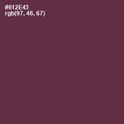 #612E43 - Tawny Port Color Image