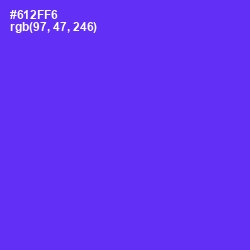 #612FF6 - Purple Heart Color Image