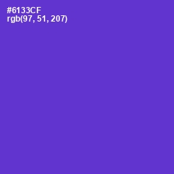 #6133CF - Purple Heart Color Image