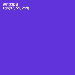 #6133DB - Purple Heart Color Image