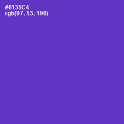 #6135C4 - Purple Heart Color Image