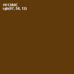 #613A0C - Nutmeg Wood Finish Color Image