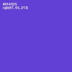 #6141D5 - Fuchsia Blue Color Image