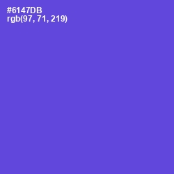 #6147DB - Fuchsia Blue Color Image