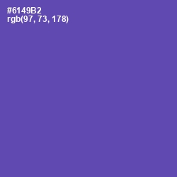 #6149B2 - Blue Violet Color Image