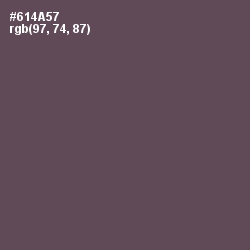 #614A57 - Eggplant Color Image