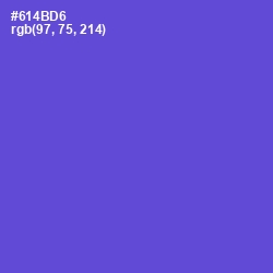 #614BD6 - Fuchsia Blue Color Image