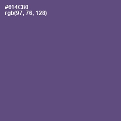 #614C80 - Affair Color Image