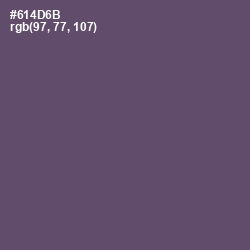 #614D6B - Smoky Color Image