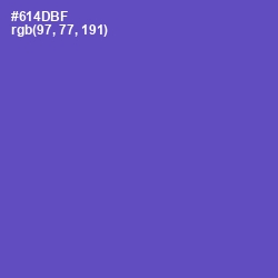 #614DBF - Blue Violet Color Image