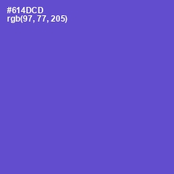 #614DCD - Fuchsia Blue Color Image