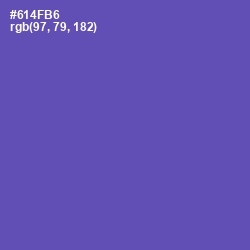 #614FB6 - Blue Violet Color Image