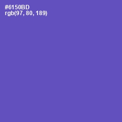 #6150BD - Blue Violet Color Image