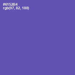 #6152B4 - Blue Violet Color Image