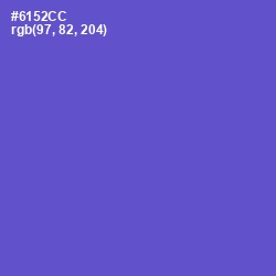 #6152CC - Fuchsia Blue Color Image