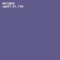 #615B8B - Butterfly Bush Color Image