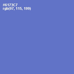 #6173C7 - Blue Marguerite Color Image
