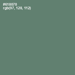 #618070 - Viridian Green Color Image